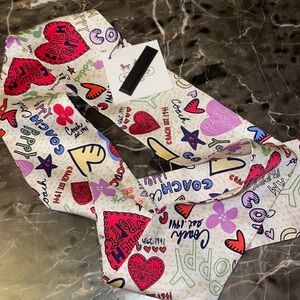 NWT Coach purse scarf